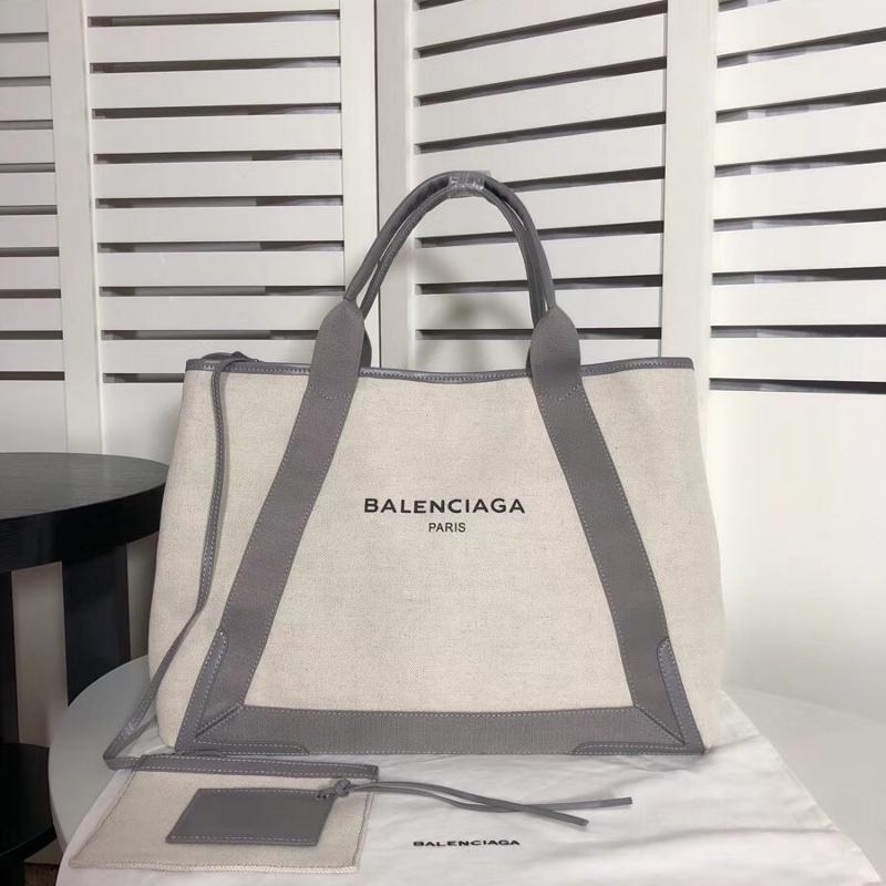 Balenciaga Bags 339936 large canvas beige gray edge